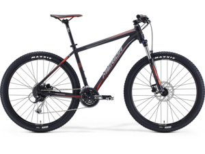 MERIDA 100 Matt Black (Red/Grey)1