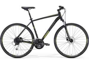 MERIDA Crossway 100 Matt Black (Yellow/Grey) - 41 cm