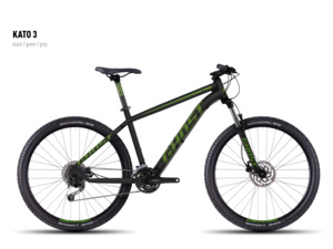 GHOST Kato 3 black/green/gray - XL