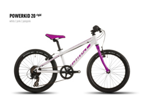 GHOST Powerkid 20 Rigid white/pink/palepink - Uni