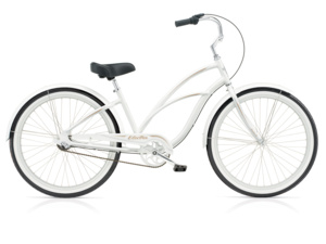ELECTRA Coaster 3i (Alloy) pearl white ladies' - Uni