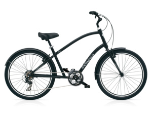 ELECTRA Townie Original 21D Black Satin Men's TALL - Uni