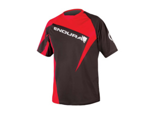 ENDURA Tričko SingleTrack Print II s potiskem Red