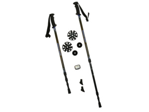 Trekingové hole ACRA 05-LTH137 s krokoměrem modré