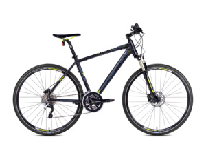 LEADER FOX PARADOX černá mat/zelená - 21"