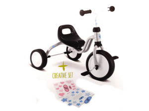 PUKY Tříkolka Fitsch světle šedá