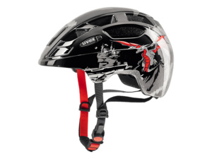 UVEX Helma FINALE JUNIOR LED Dragon Red Black