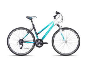 CTM BORA 1.0 matná černá/tyrkysově zelená