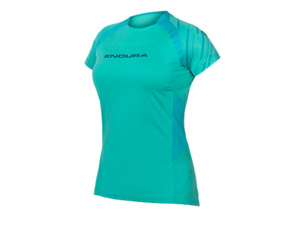 ENDURA Dámský dres SingleTrack s krátkým rukávem Pacific Blue