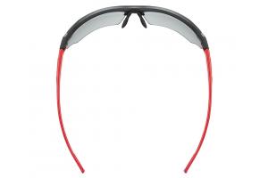 Brýle UVEX Sportstyle 802 Vario, Black Red White/Smoke (2301) - 3
