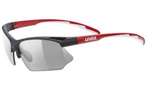 UVEX Brýle Sportstyle 802 Vario black red white/smoke (2301)