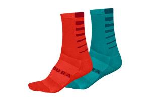 ENDURA Dámské ponožky Coolmax® Stripe (2-balení)