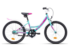 CTM Maggie 1.0 matná tyrkysová/růžová