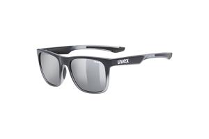 UVEX Brýle LGL 42 black transparent/mirror sil