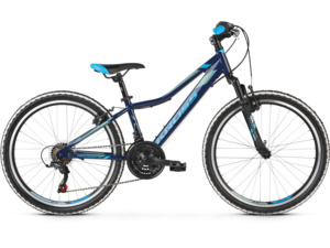 KROSS Hexagon JR 1.0 navy blue/steel glossy