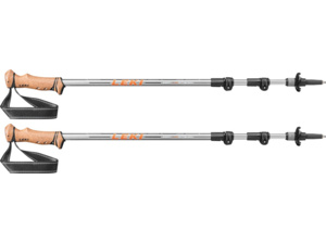 Trekingové hole LEKI Legacy Lite Antishock Gunmetal/Orange/White