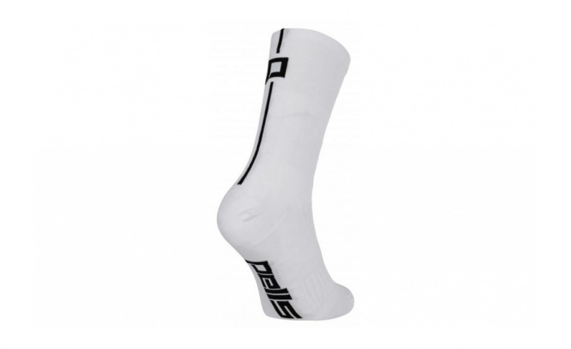 Ponožky PELLS Line White/Black - 43-45