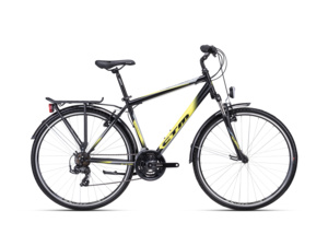 CTM Streem Trek matná černá/žlutá