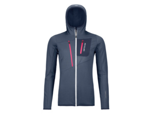 Dámská mikina ORTOVOX Fleece grid night blue