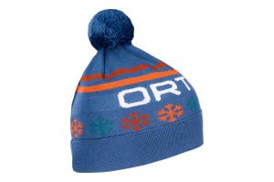 Čepice ORTOVOX Nordic knit beanie petrol blue