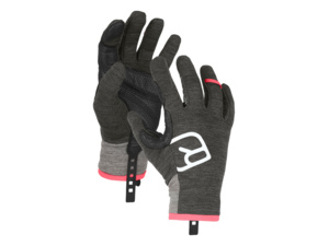 Dámské rukavice ORTOVOX Fleece light dark grey blend
