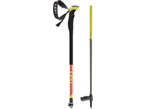 Skialpové hole LEKI Aergonlite 2 Carbon neonyellow/red/black/white