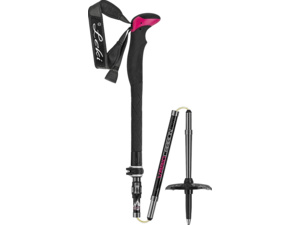 Skialpové hole LEKI Tourstick Vario Carbon Lady darkanthracite/white/berry