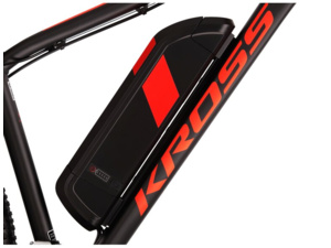 KROSS Hexagon Boost 1.0 396Wh BlackGraphiteRed Matt 1