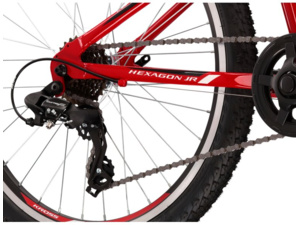 KROSS Hexagon JR 1.0 RedWhiteBlack 2