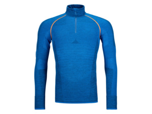 Tričko ORTOVOX 230 Competition zip neck Just Blue