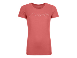 Dámské tričko ORTOVOX 185 Merino mountain Blush