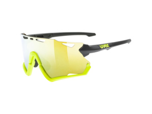 Brýle UVEX Sportstyle 228 Black Lime MatMirror Yellow 5