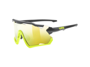 Brýle UVEX Sportstyle 228 Black Lime MatMirror Yellow