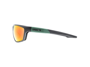Brýle UVEX Sportstyle 706 Black Moss MatMirror Red 1