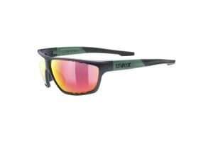 Brýle UVEX Sportstyle 706 Black Moss MatMirror Red