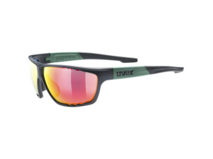 Brýle UVEX Sportstyle 706 Black Moss MatMirror Red