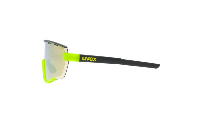 Brýle UVEX Sportstyle 236 BLACK Lime MatMirror Yellow 1