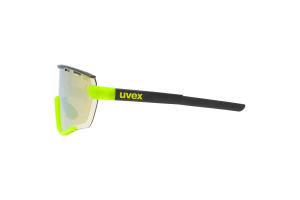 Brýle UVEX Sportstyle 236 BLACK Lime MatMirror Yellow 1