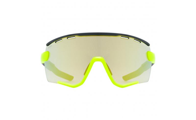 Brýle UVEX Sportstyle 236 BLACK Lime MatMirror Yellow 2