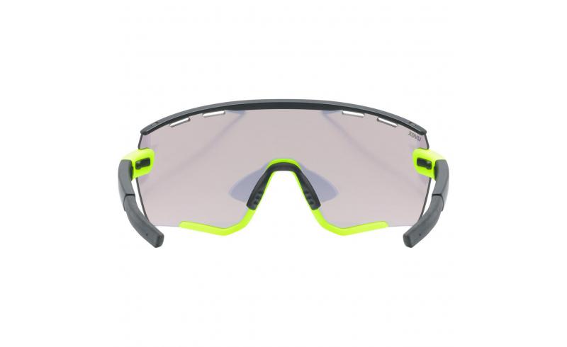 Brýle UVEX Sportstyle 236 BLACK Lime MatMirror Yellow 3