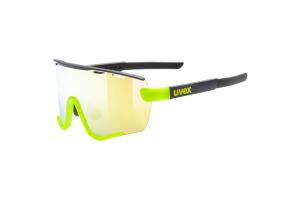 Brýle UVEX Sportstyle 236 BLACK Lime MatMirror Yellow