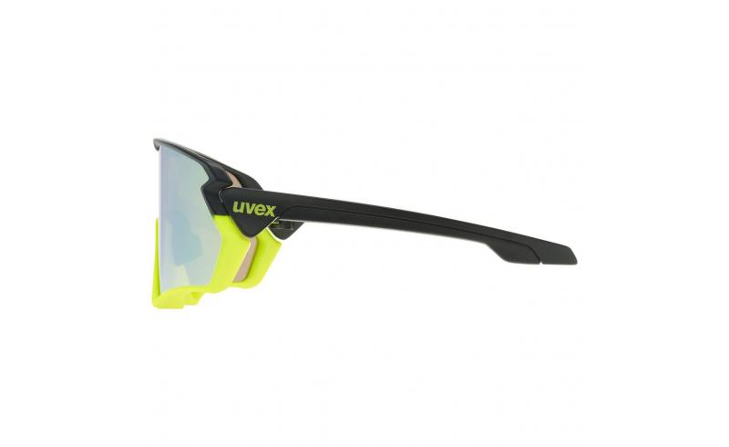Brýle UVEX Sportstyle 231 Black Lime MatMirror Yellow 1
