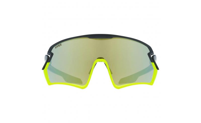 Brýle UVEX Sportstyle 231 Black Lime MatMirror Yellow 2