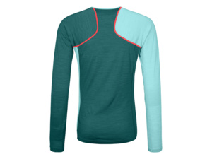 Dámské tričko s dlouhým rukávem ORTOVOX 120 Cool Tec Fast Upward Ice Waterfall