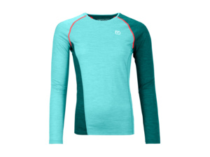 Dámské tričko s dlouhým rukávem ORTOVOX 120 Cool Tec Fast Upward Ice Waterfall