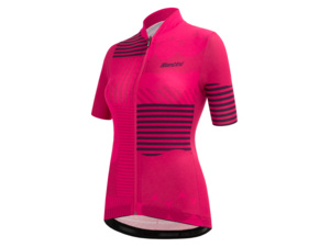 Dámský dres SANTINI Giada Optic Lady Raspberry - M