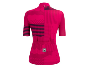 Dámský dres SANTINI Giada Optic Lady Raspberry - XXL