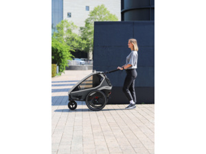 Vozík QERIDOO KidGoo1 Steel Grey