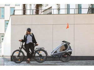 Vozík QERIDOO KidGoo1 Steel Grey