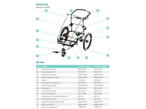 Vozík QERIDOO KidGoo1 Navy Blue